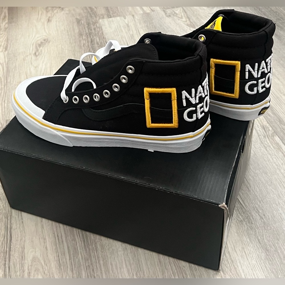 Vans Classic SK8 Hi Reissue 13 National Geographic Shoes w/ box tags 7/8.5